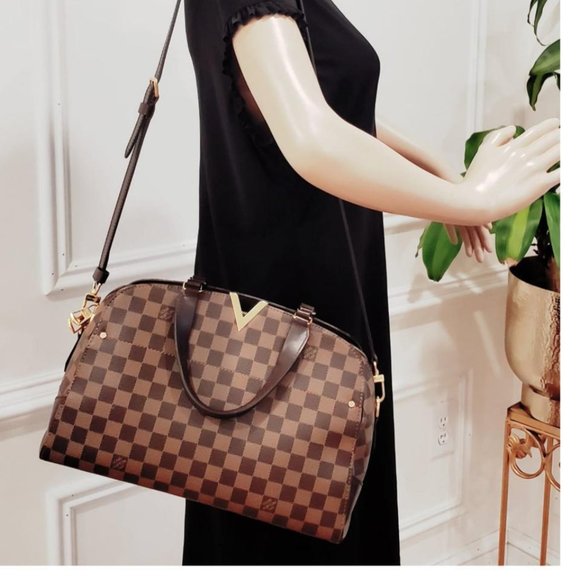 Louis Vuitton Kensington Bowling Bag in Damier Ebene Canvas | Like New Condition