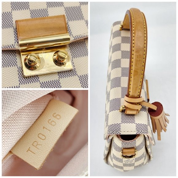 Louis Vuitton Croisette Damier Azur Canvas Crossbody bag | Mint Condition