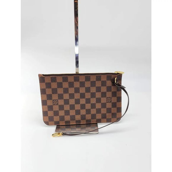 Louis Vuitton Neverfull GM Pochette in Damier Ebene | Like New Condition