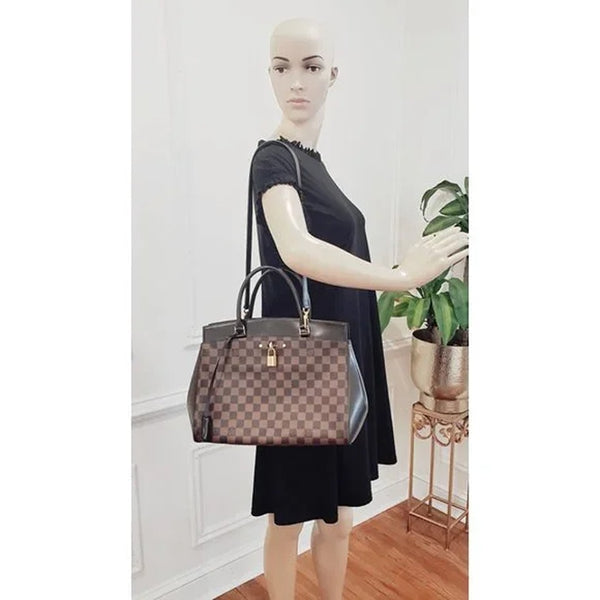 Louis Vuitton Rivoli MM Damier Ebene Satchel | Like New Condition