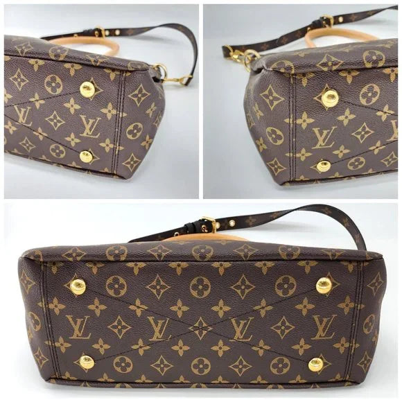 Louis Vuitton Pallas MM Satchel in Monogram Canvas and Calfskin | Mint Condition