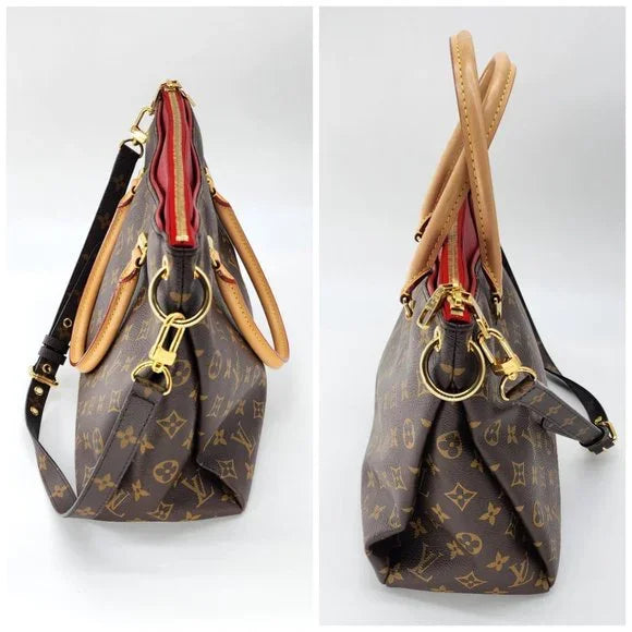 Louis Vuitton Pallas MM Satchel in Monogram Canvas and Calfskin | Mint Condition