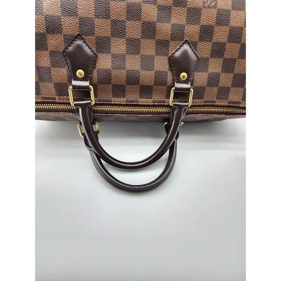 Speedy 35 Tote in Damier Ebene Canvas | Mint Condition