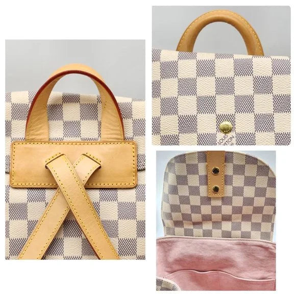 Louis Vuitton Sperone Backpack in Damier Azur Canvas | Mint Condition