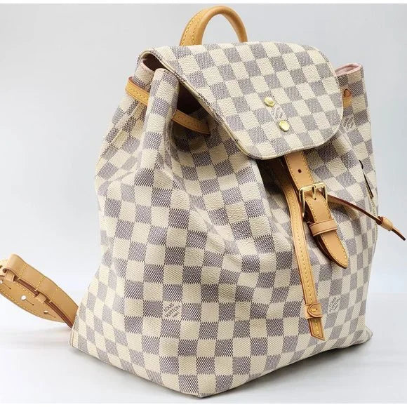 Louis Vuitton Sperone Backpack in Damier Azur Canvas | Mint Condition