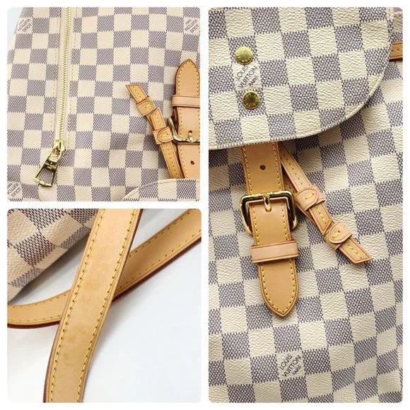 Louis Vuitton Sperone Backpack in Damier Azur Canvas | Mint Condition