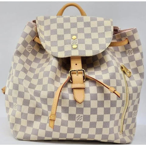 Louis Vuitton Sperone Backpack in Damier Azur Canvas | Mint Condition