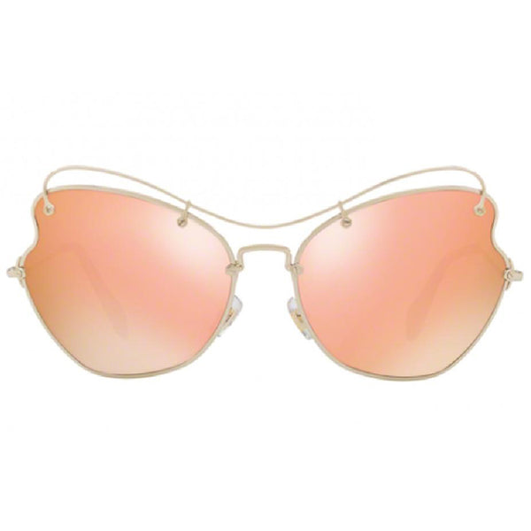 Miu Miu Butterfly Women's Sunglasses Rose Gold Lens MU56RS-ZVN6S0-61