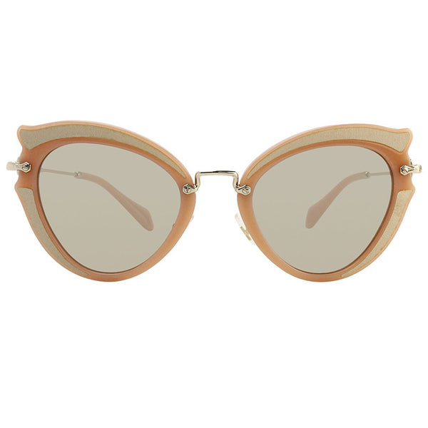 Miu Miu Ocher Cat Eye Women Sunglasses | Front Side View