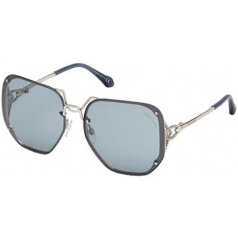 Roberto Cavalli Women's Sunglasses Palladium Blue w/Blue Lens RC1059 16V/62
