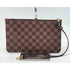 Louis Vuitton Neverfull MM Pochette in Damier Ebene in Excellent Condition