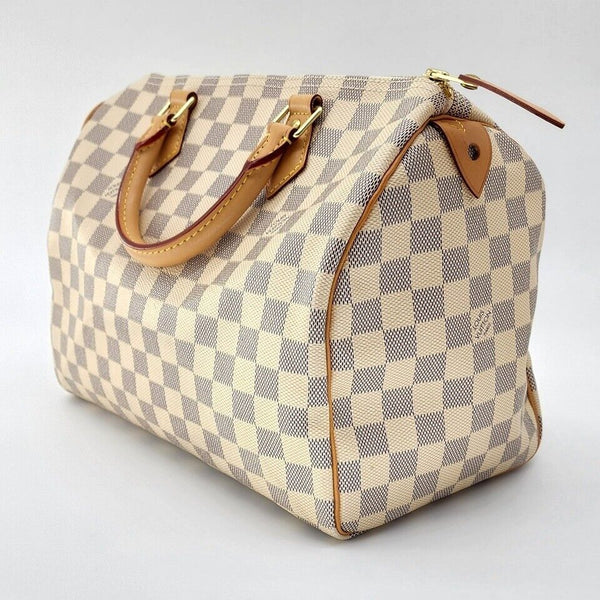 Louis Vuitton Speedy 30 Damier Azur Canvas Tote | Mint Condition