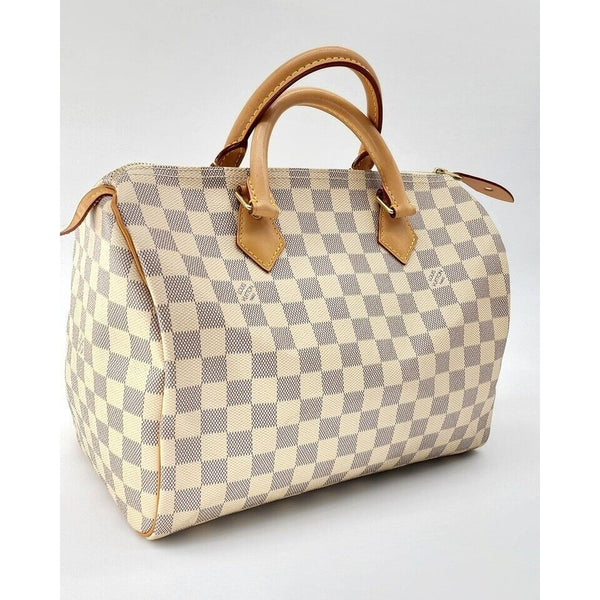 Louis Vuitton Speedy 30 Damier Azur Canvas Tote | Mint Condition