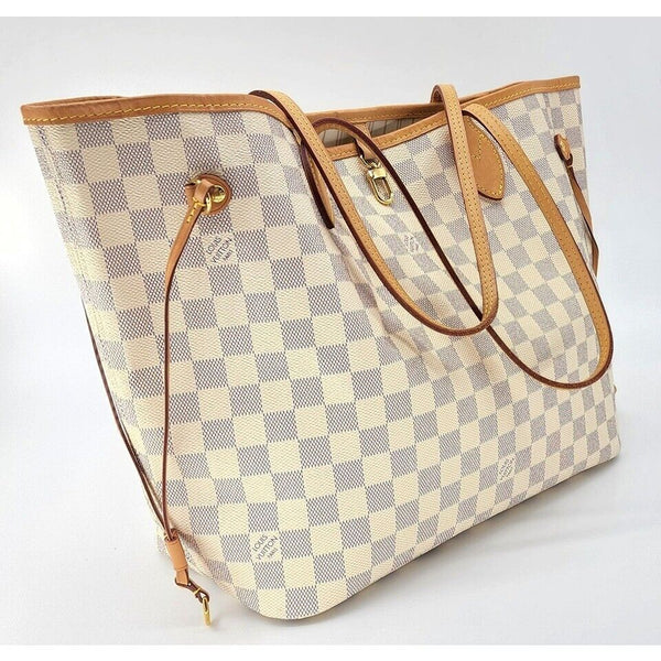 Louis Vuitton Neverfull MM Tote in Damier Azur | Mint Condition