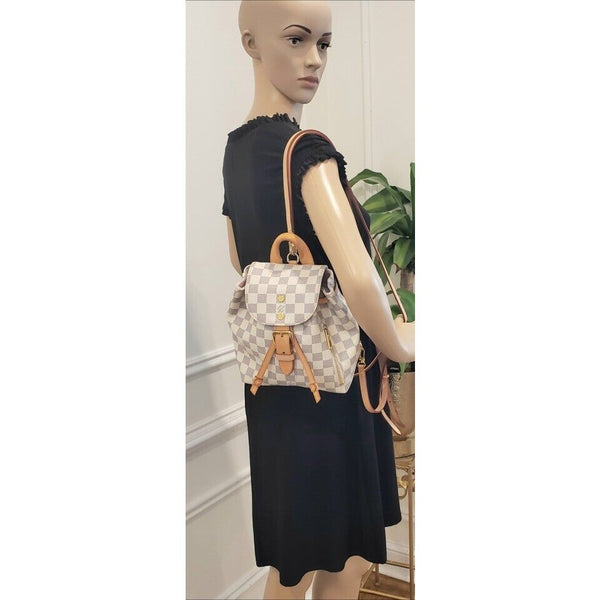 Louis Vuitton Sperone BB Backpack in Damier Azur Canvas | Mint Condition