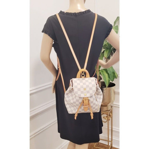 Louis Vuitton Sperone BB Backpack in Damier Azur Canvas | Mint Condition