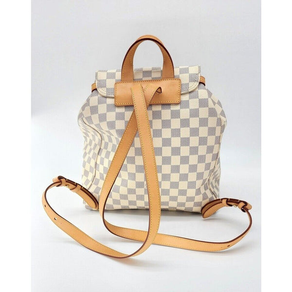 Louis Vuitton Sperone Backpack in Damier Azur Canvas | Super Mint Condition