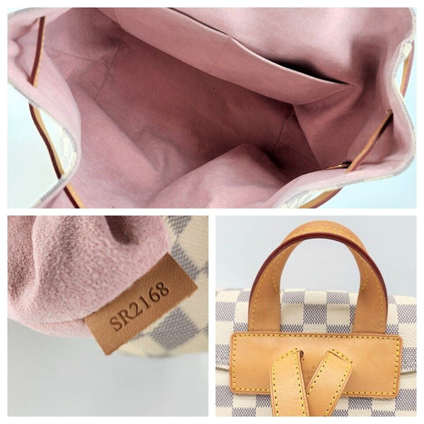 Louis Vuitton Sperone Backpack in Damier Azur Canvas | Super Mint Condition