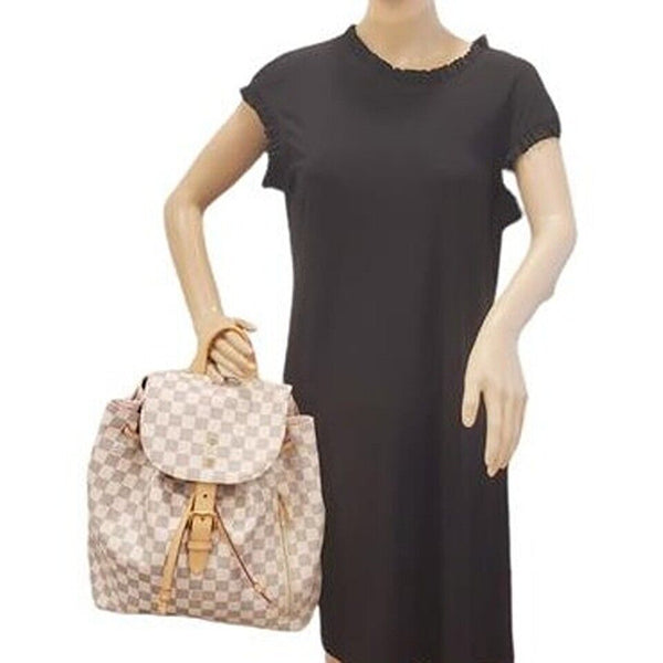 Louis Vuitton Sperone Backpack in Damier Azur Canvas | Super Mint Condition