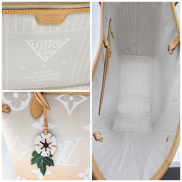 Louis Vuitton Neverfull Giant MM Tote W/ Pochette M45679 Monogram Woman Auth