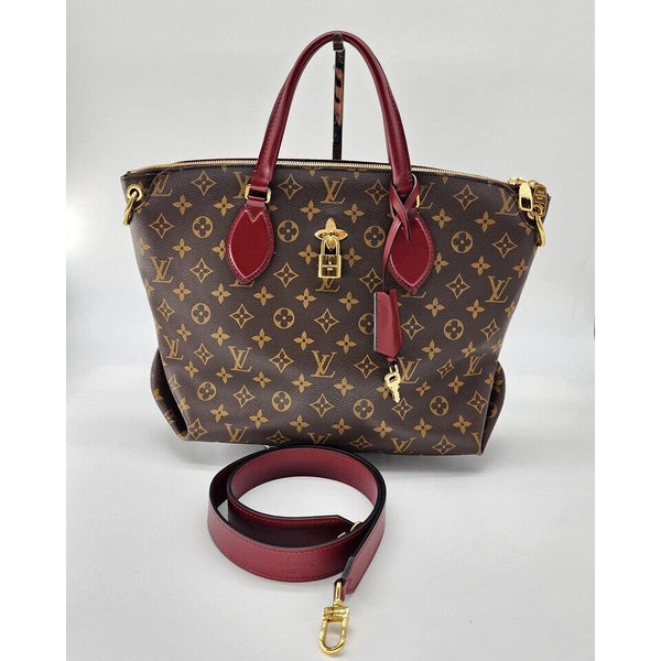 Louis Vuitton Flower Tote MM In Monogram Canvas Shoulder Bag/Tote