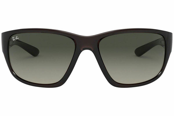 Ray-Ban RB4300 705/71 Men's Sunglasses in Transparent Black Frame w/Grey lens