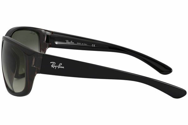 Ray-Ban RB4300 705/71 Men's Sunglasses in Transparent Black Frame w/Grey lens