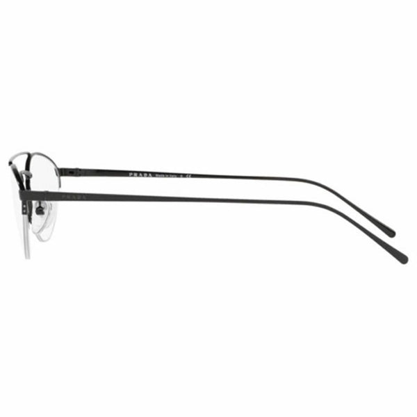 Authentic Prada Oval Women's Eyeglasses Black Frame w/Demo Lens PR62VV 1AB1O1