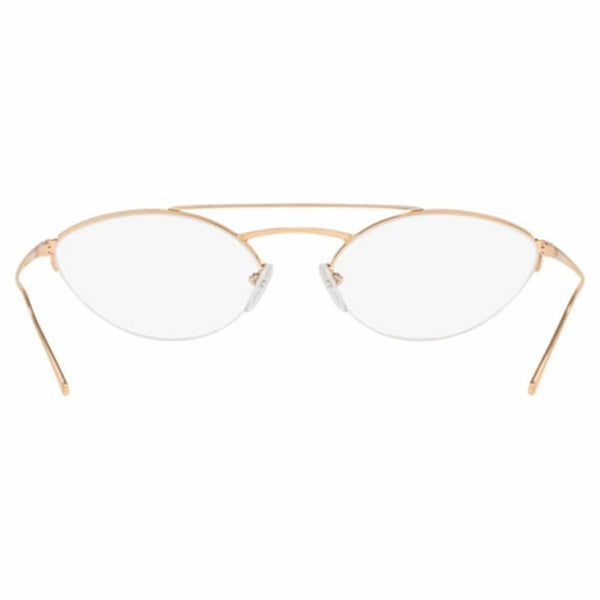 New Authentic Prada Women's Eyeglasses Pink Gold Frame w/Demo Lens PR62VV SVF1O1