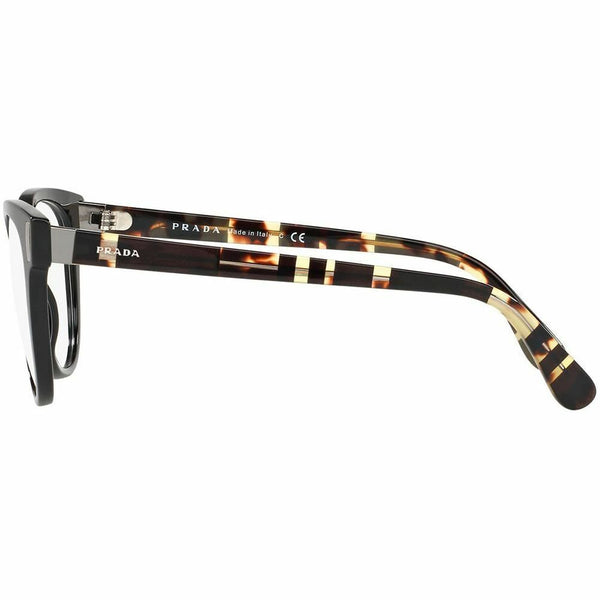 Prada PR06TV 1AB1O1 Cat Eye Women's Eyeglasses in Black frame w/Demo Lens