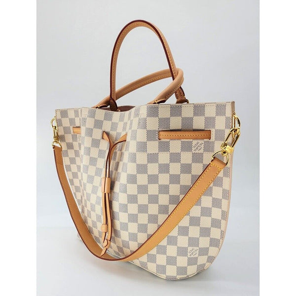 Louis Vuitton Girolata Shoulder Bag in Damier Azur Canvas | Like New Condition