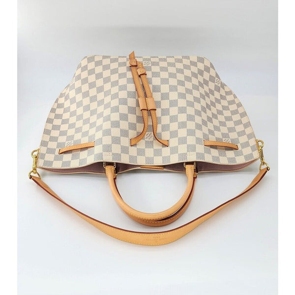 Louis Vuitton Girolata Shoulder Bag in Damier Azur Canvas | Like New Condition