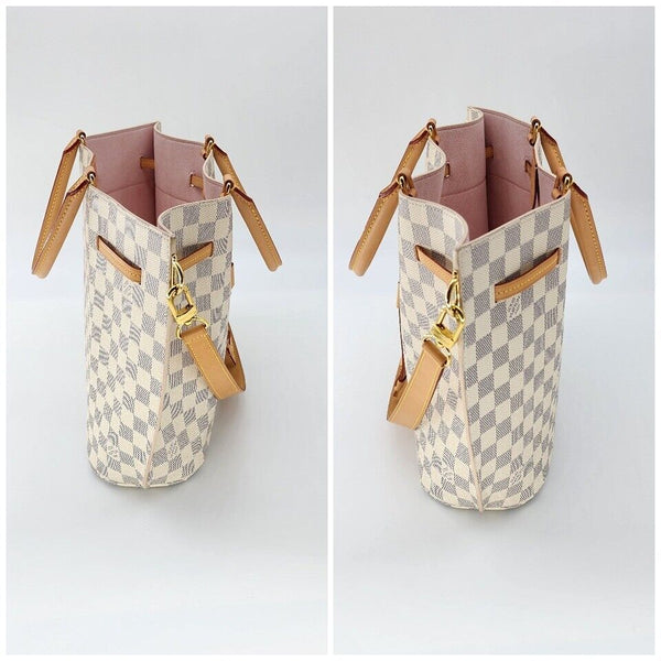 Louis Vuitton Girolata Shoulder Bag in Damier Azur Canvas | Like New Condition