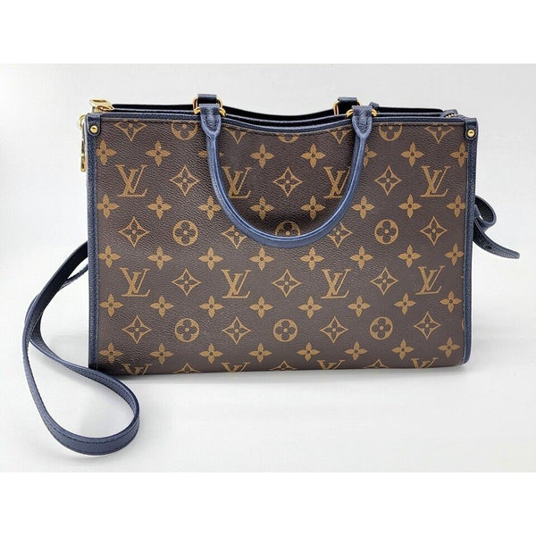 Louis Vuitton Navy Monogram Marine Popincourt NM PM Shoulder Bag | Like New