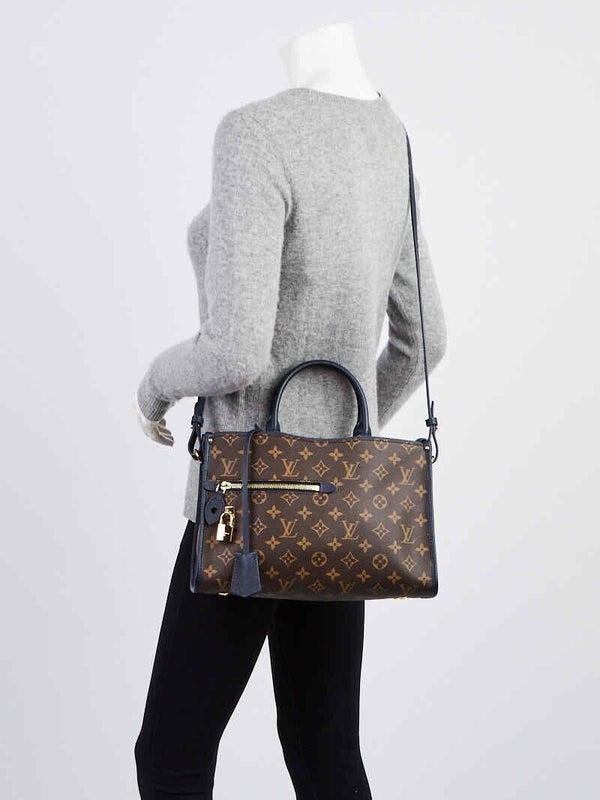 Louis Vuitton Navy Monogram Marine Popincourt NM PM Shoulder Bag | Like New