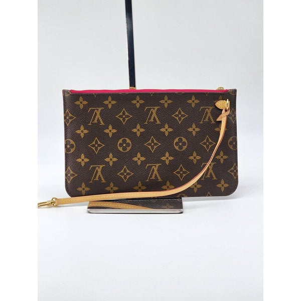 Louis Vuitton Neverfull GM Tote W/Pochette in Monogram Canvas in Mint Condition