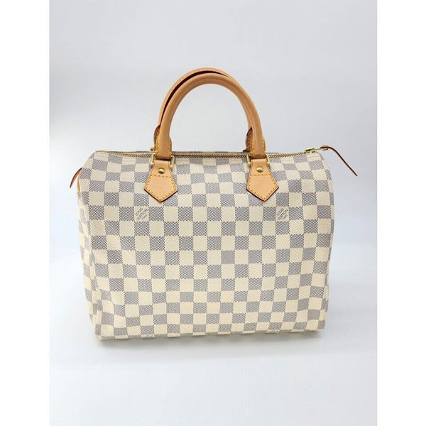 Louis Vuitton Speedy 30 Damier Azur Canvas Tote | Like New Condition