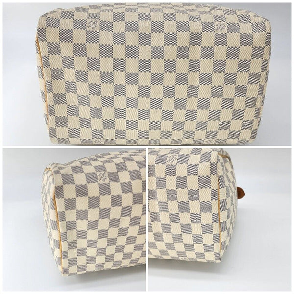 Louis Vuitton Speedy 30 Damier Azur Canvas Tote | Like New Condition