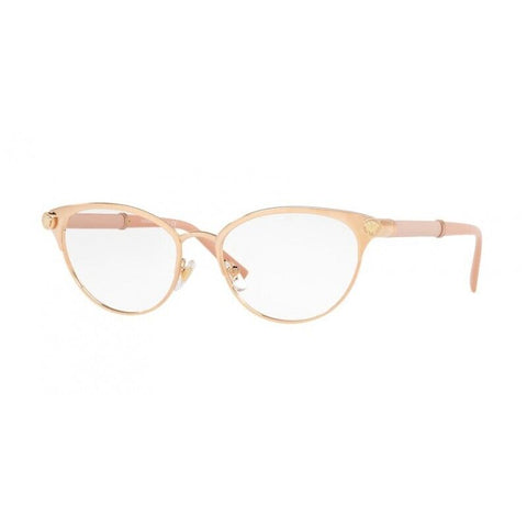 Versace VE1259Q-1412-52 Pink Gold Demo Lens Women's Eyeglasses