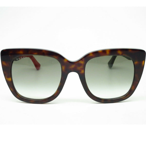 Gucci Women's Sunglasses W/Green Gradient Lens GG0163S-004