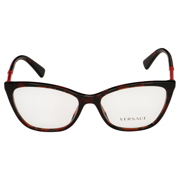 Versace Women's Eyeglasses Red Havana w/Demo Lens VE3248 989/54