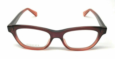 Gucci Women Eyeglasses GG0372o-006 Brown Gradient Frame / Demo Lenses