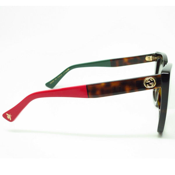 Gucci Women's Sunglasses W/Green Gradient Lens GG0163S-004