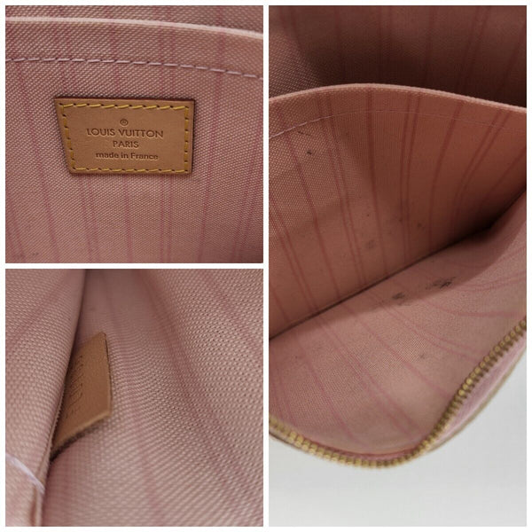 Louis Vuitton Neverfull GM Pochette in Damier Azur Canvas