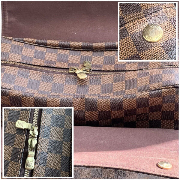 Louis Vuitton Naviglio Brown Damier Ébène Canvas Crossbody Bag