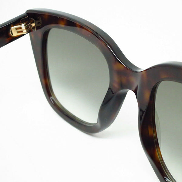 Gucci Women's Sunglasses W/Green Gradient Lens GG0163S-004