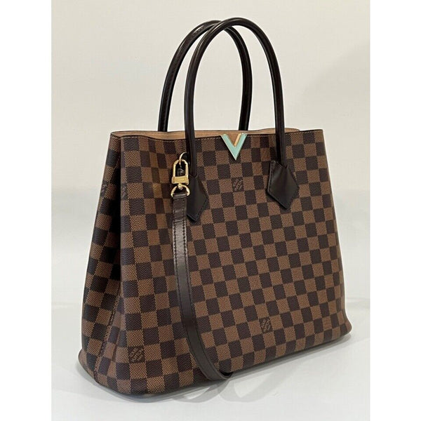 Louis Vuitton Kensington Satchel in Damier Ebene Canvas