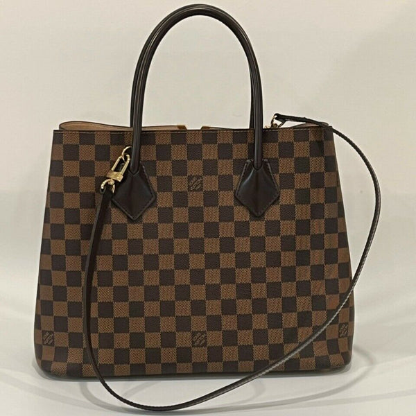Louis Vuitton Kensington Satchel in Damier Ebene Canvas