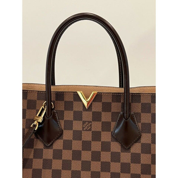 Louis Vuitton Kensington Satchel in Damier Ebene Canvas
