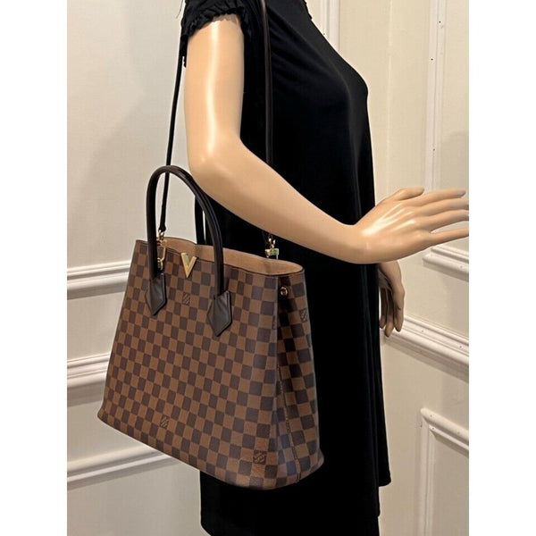 Louis Vuitton Kensington Satchel in Damier Ebene Canvas